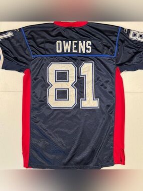2009 Reebok Buffalo Bills Terrell Owens NFL Football Jersey size 48 Large